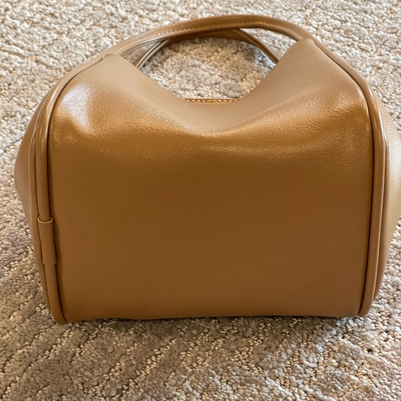 Anthropologie The Mini Hollace Tote, Removable Shoulder Strap Inner Pouch, Brown - Picture 7 of 16